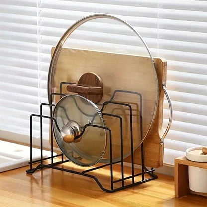 Effortless Kitchen Plate & Lid Organizer