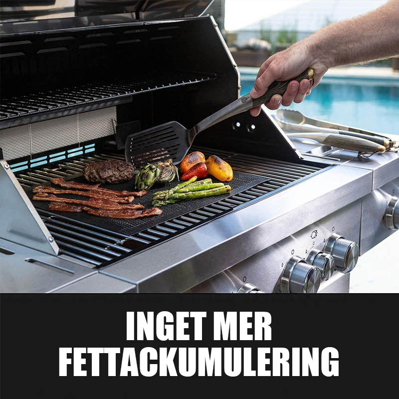 Reusable Non-Stick BBQ Grill Mat - Heat Resistant Cooking Surface