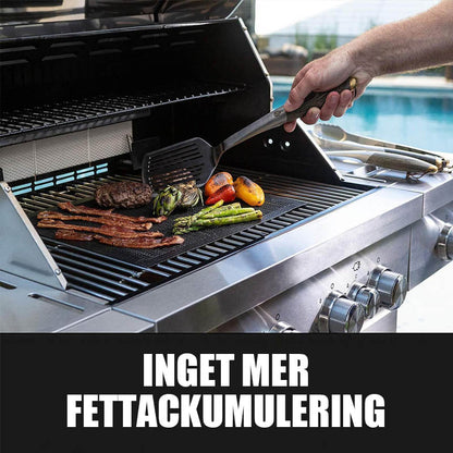 Reusable Non-Stick BBQ Grill Mat - Heat Resistant Cooking Surface