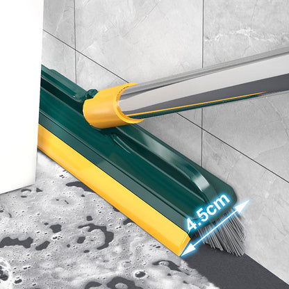 Dual-Function Floor Scrubber with Ergonomic Handle