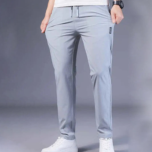 Breathable Leisure Pants Made from Ice Silk