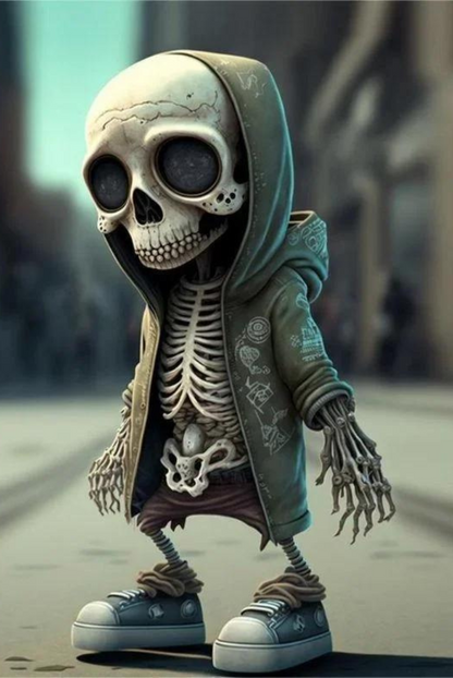 Spooky Skeleton Figurines for Halloween Decor
