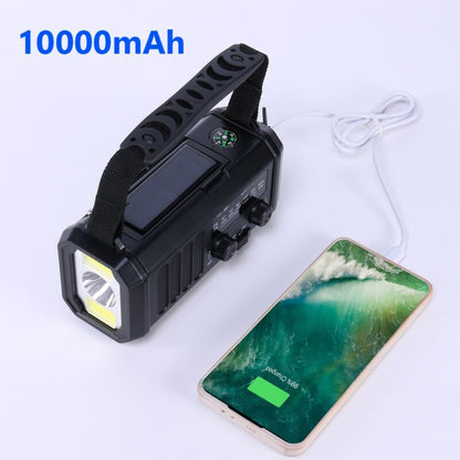 Emergency Radio with Solar and Hand Crank Power