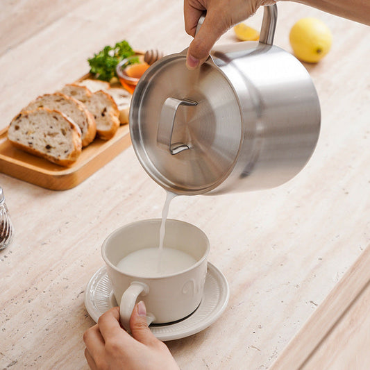 Dual-Function Stainless Steel Oil Strainer Pot