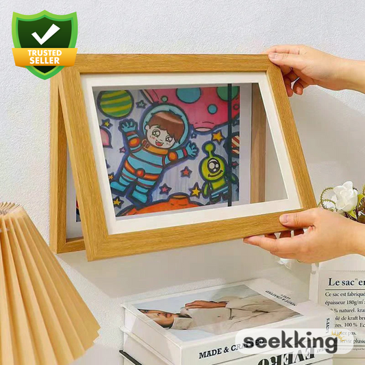 Magnetic Frame for Creative Display of Children's Artwork