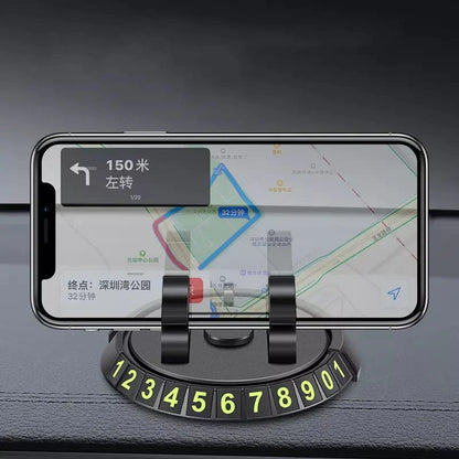 Versatile 360° Dashboard Phone Mount for Cars