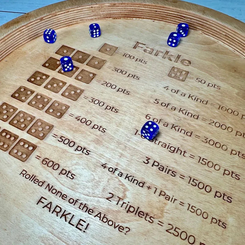Farkle Dice Organizer Tray