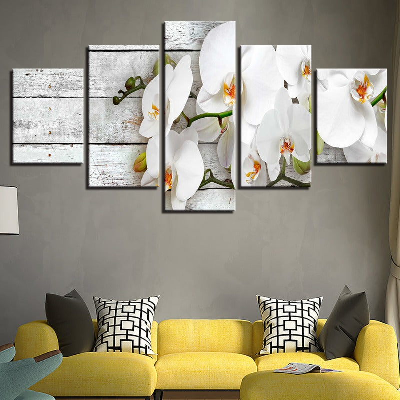 Stunning 5-Piece Floral Canvas Set for Vibrant Décor