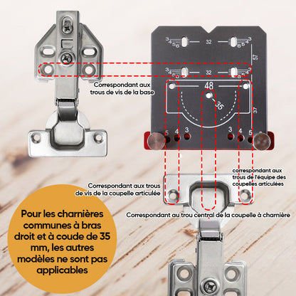 Locator for 35 mm Hinge Punch