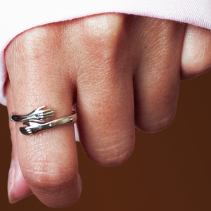 Embrace Joy Silver Ring