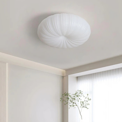 Dimmable LED Round Ceiling Light Fixture for Modern Bedrooms