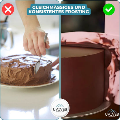 Adjustable Cake Smoother and Scraper Tool