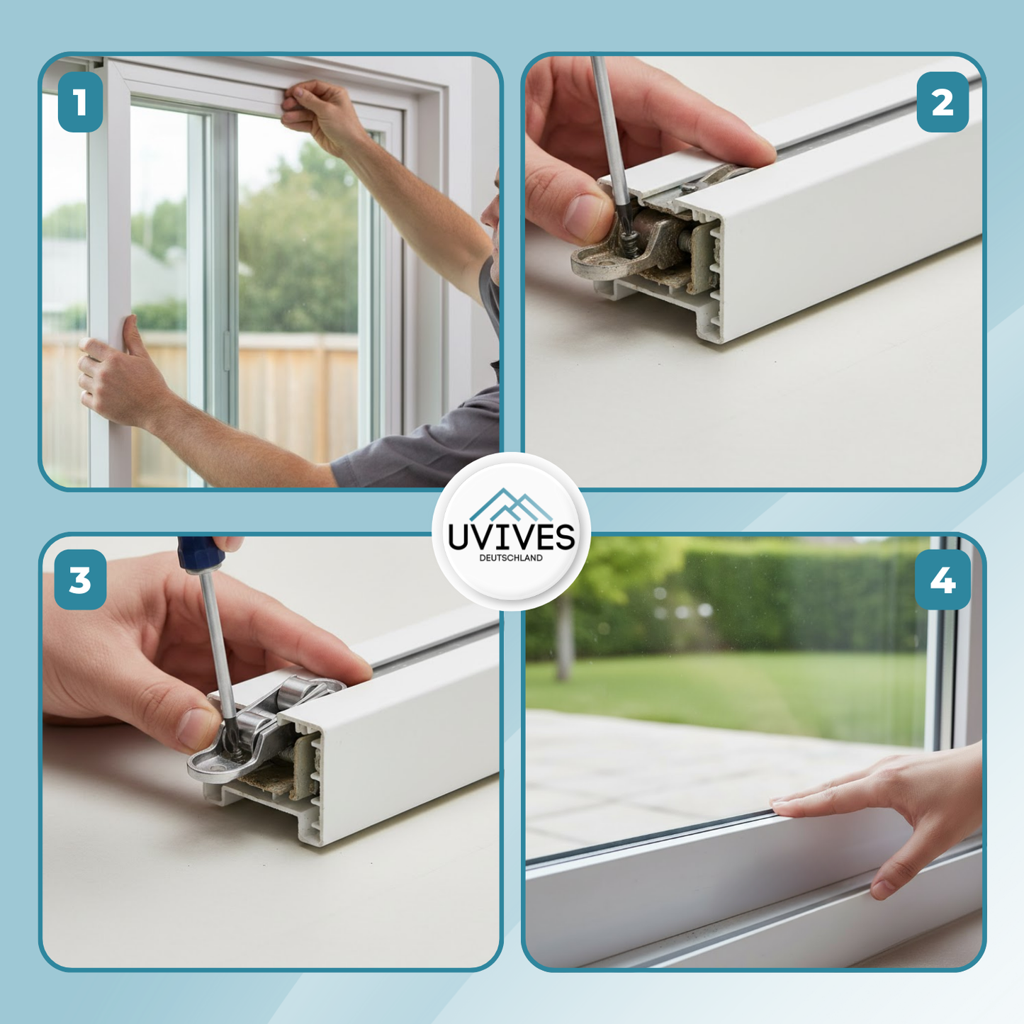 Effortless and Silent Sliding Solution for Your PVC Windows