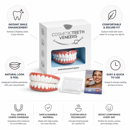Instant Smile Transformation Silicone Dental Covers