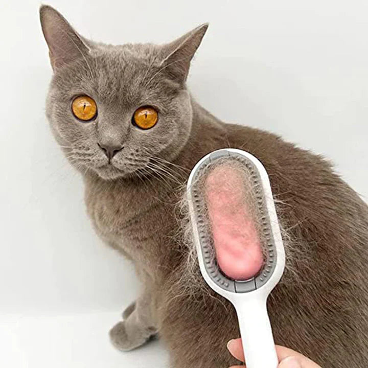 3-in-1 Brush for Cats and Dogs - Massage Tool