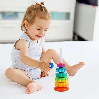 Vibrant Learning Stacking Tower for Kids