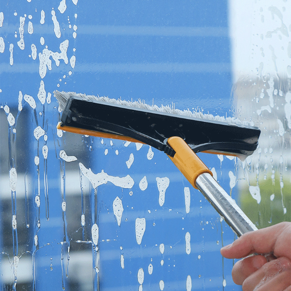 Dual-Action Floor Cleaner Brush
