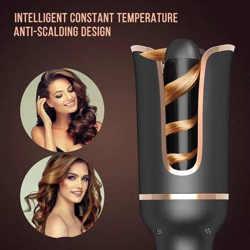 Smart Ceramic Curling Wand for Effortless Curls