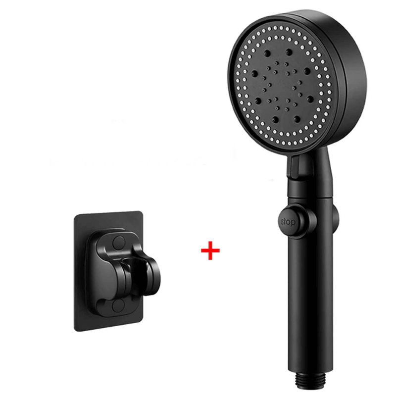 Shower Head with 5 Settings and Push Button Control