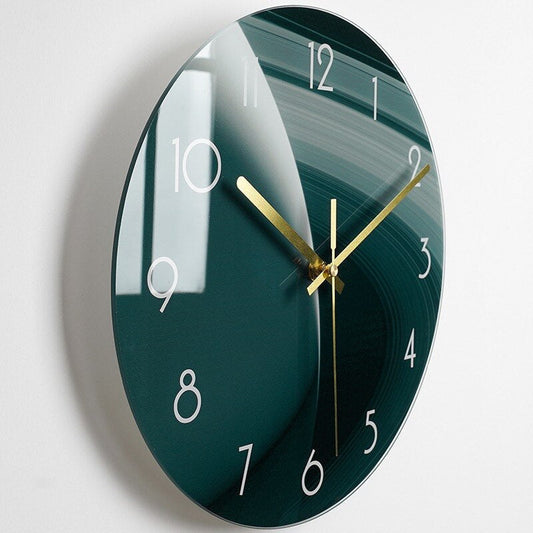 Stylish Glass Wall Clock for Home Decor
