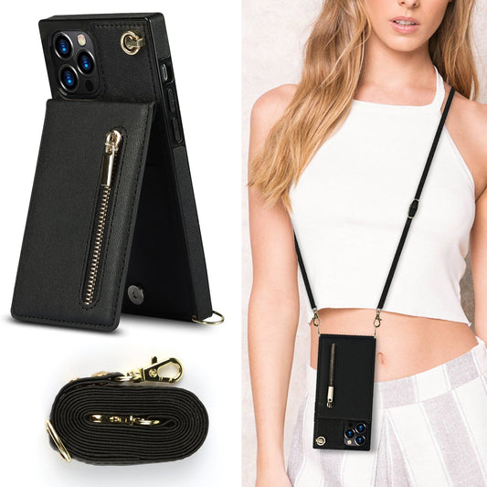 Hands-Free Smartphone Crossbody Wallet Case