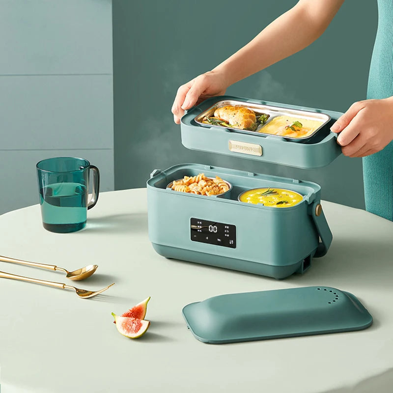 Portable Lunchbox with 3 Layers for Sealed Freshness