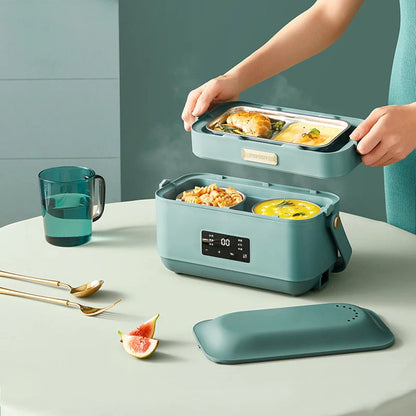 Portable Lunchbox with 3 Layers for Sealed Freshness