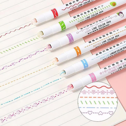 Curved Marker Set for Art Projects
