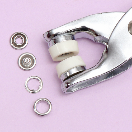 Quick-Fix Snap Fastener Tool Kit | No-Sew Pressing System for DIY