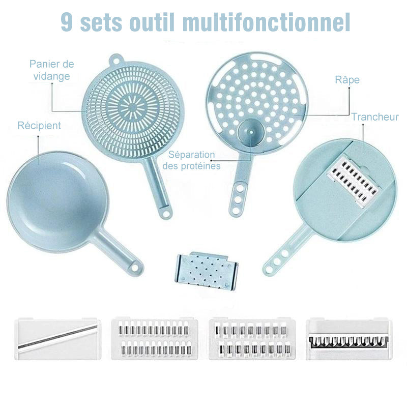 9-in-1 Vegetable Slicing Tool Set