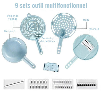 9-in-1 Vegetable Slicing Tool Set