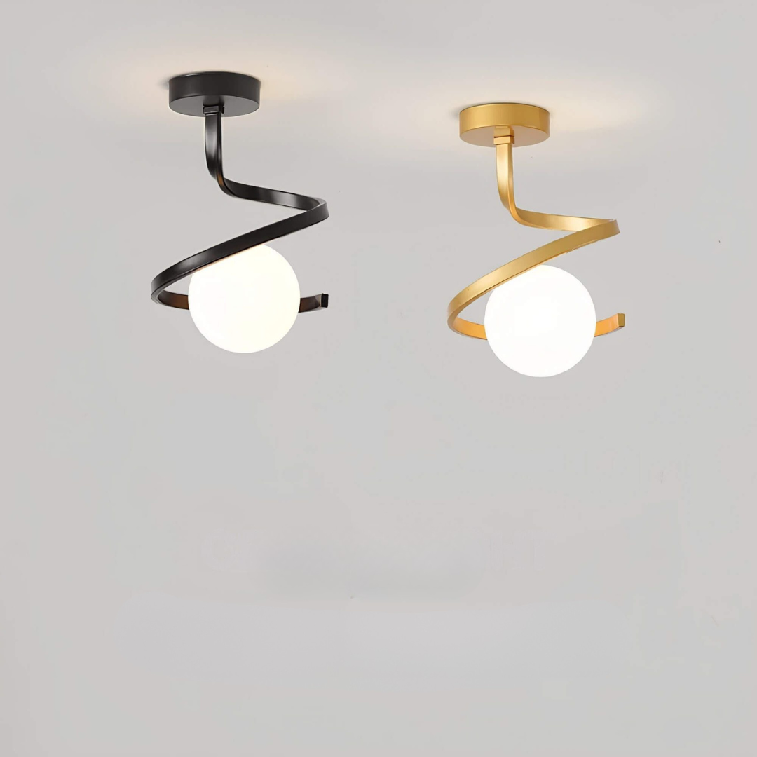 Flush Mount Ceiling Light with LED for Bedroom and Living Room