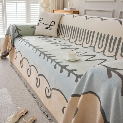 Dual-Style Cozy Couch Cover