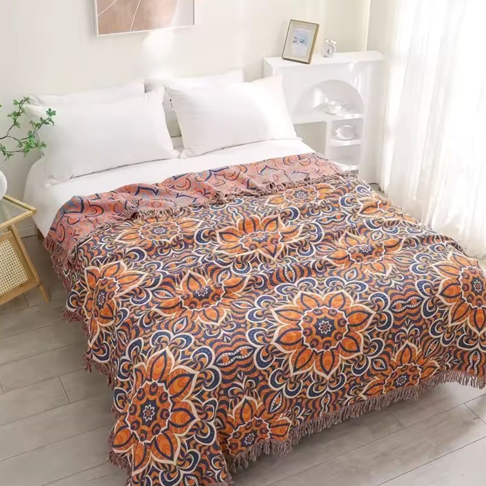 Cozy Haven Woven Cotton Throw