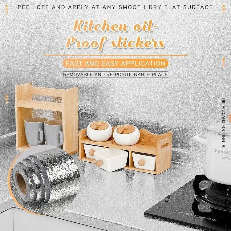 Buy One Get One Free | OilGuard - Oil-Resistant Aluminum Kitchen Stickers