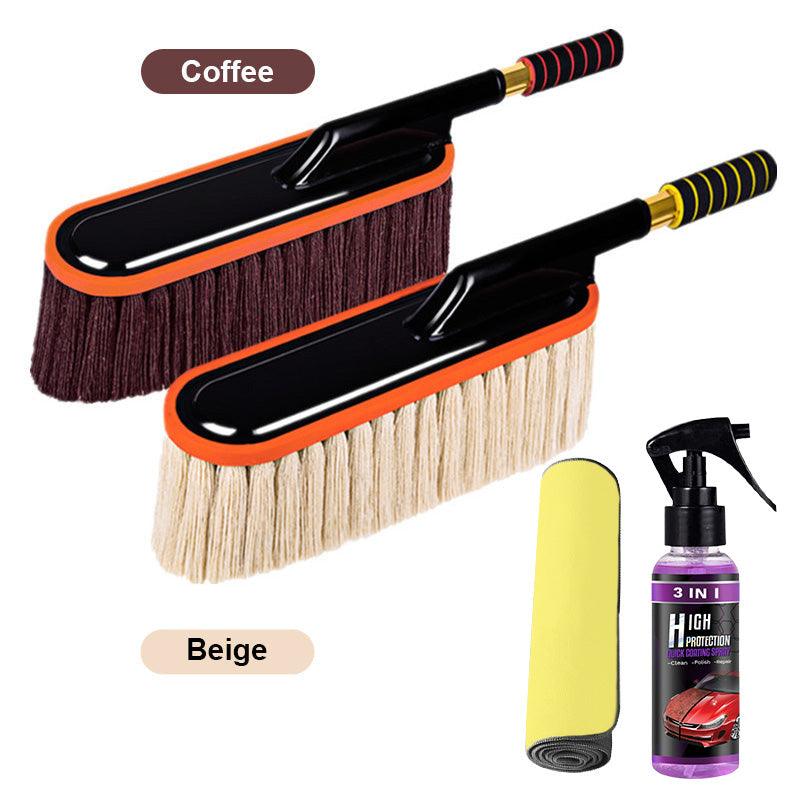Telescopic Handle Car Duster - Efficient Cleaning - Space-Saving Design