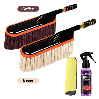 Telescopic Handle Car Duster - Efficient Cleaning - Space-Saving Design