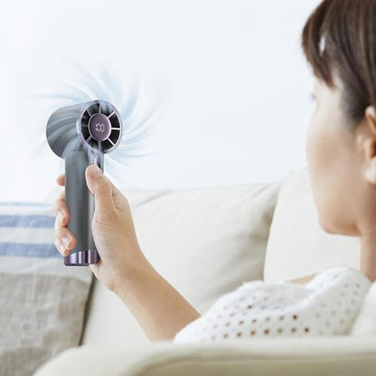 Portable Handheld Fan with 5-Speed TurboLite Function