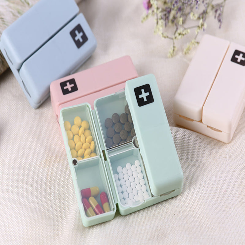 Portable Medication Organizer with 7 Compartments
