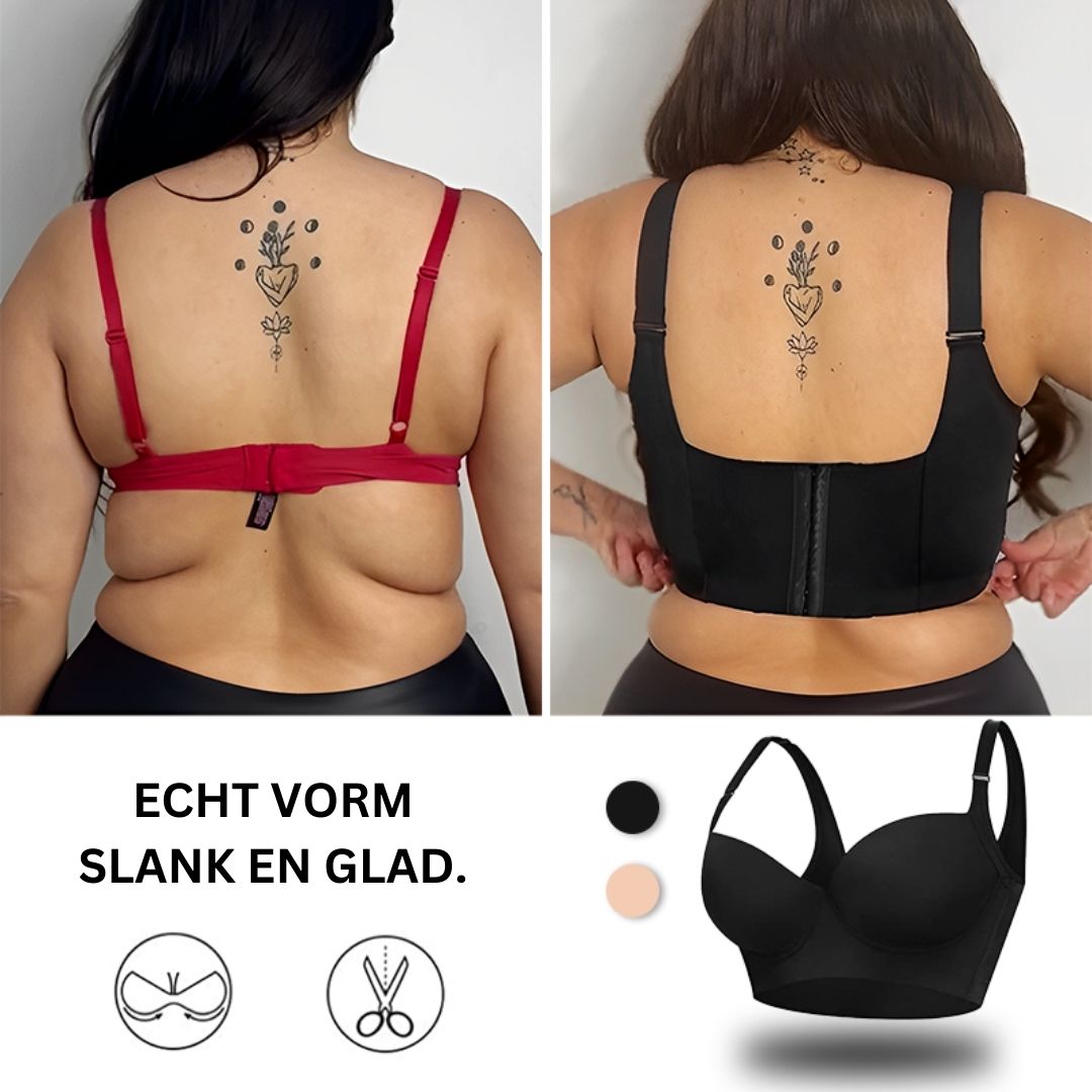 Deep Cup Push-Up Bra for Enhanced Curves