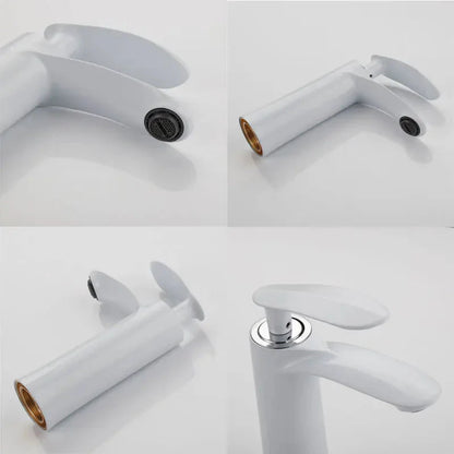 Brass Waterfall Single-Handle Faucet (Deck-Mount)