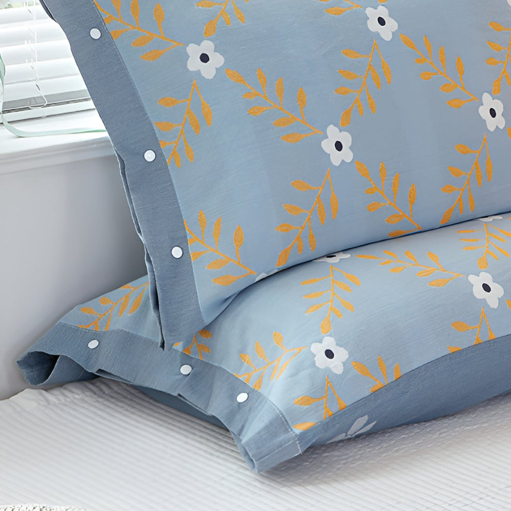 Luxurious Cotton Pillowcase with Button Closure
