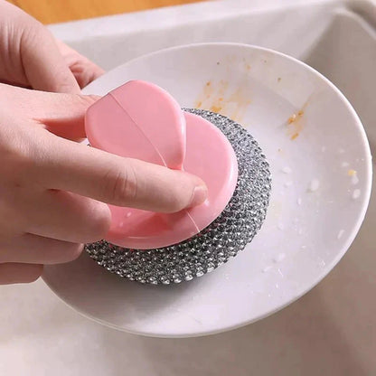 2-Pack Swivel Scrubber for Effortless Dish Cleaning