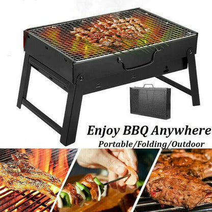 Portable and Foldable BBQ Grill for Outdoor Cooking