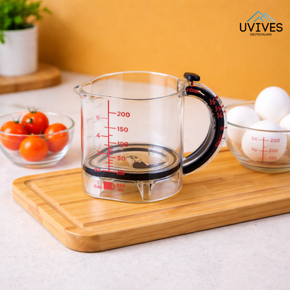 Leak-Proof Measuring Cup for Accurate Measurements Every Time