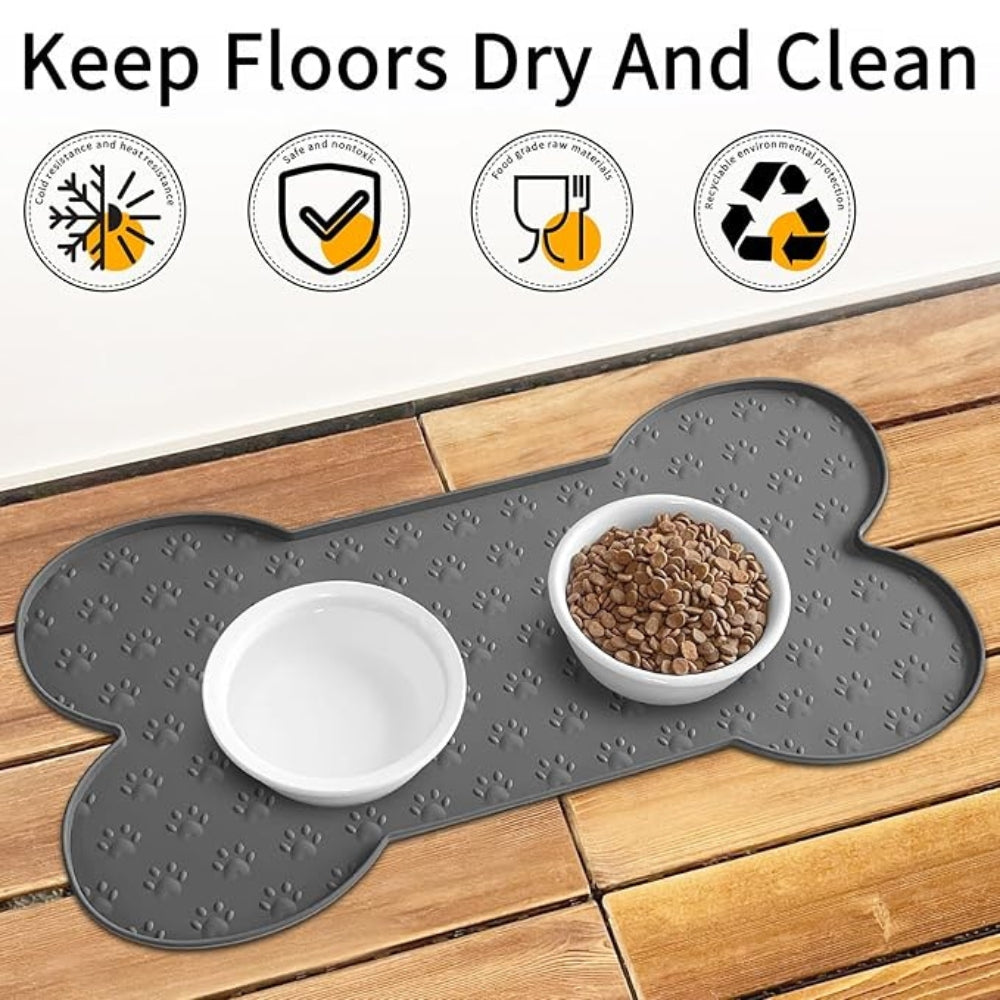 Paw-Friendly Silicone Feeding Mat for Mess-Free Meals