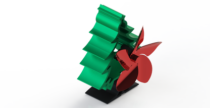 Efficient 5-Blade Heat-Driven Stove Fan for Cozy Living