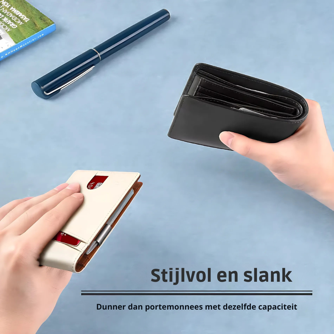 Compact RFID Leather Wallet for Men – Thin and Secure Design