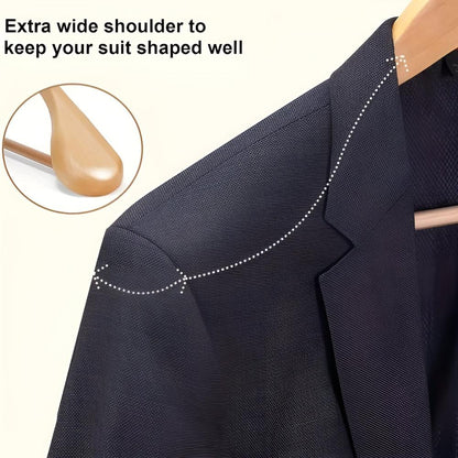 Elegant 360° Rotating Wooden Clothes Hanger
