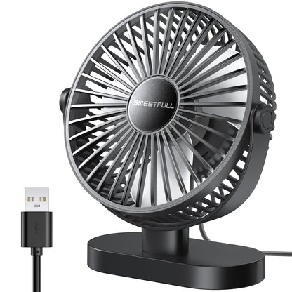6.5 Inch Portable USB Desk Fan for Home, Office, Car, and Travel